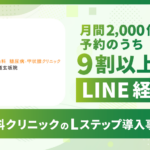 月間2,000件の予約のうち9割以上がLINE経由｜内科クリニックのLステップ導入事例